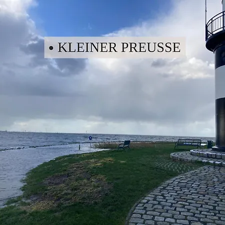 Appartamento Haus Krabbe, 3, Fuer 1-2 Personen, 2 Schlafzimmer, Einzelbetten, An Der Nordsee Naehe Bremerhaven, 3 Hunde Kostenfrei Willkommen, Kostenfreier Parkplatz, Gute Zuganbindung, Zentral Gelegen Wremen
