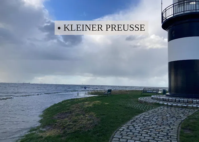 アパート Haus Krabbe, 3, Fuer 1-2 Personen, 2 Schlafzimmer, Einzelbetten, An Der Nordsee Naehe Bremerhaven, 3 Hunde Kostenfrei Willkommen, Kostenfreier Parkplatz, Gute Zuganbindung, Zentral Gelegen ヴレーメン